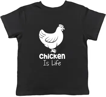 Курица - это Жизнь Для Мальчиков И Девочек, Детская Футболка для детей