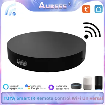TUYA Smart IR Remote Control WiFi Универсальный Инфракрасный Пульт Дистанционного Управления для Умного Дома Tv DVD AUD AC Работает С Amz Alexa Google Home