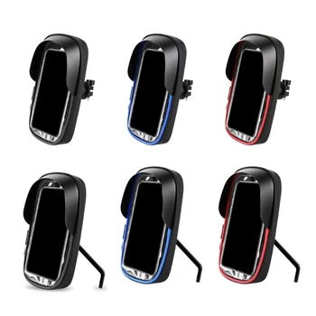 Водонепроницаемый держатель для велосипедного телефона с прозрачным сенсорным экраном, сумка на руль велосипеда, велосипедная подставка для телефона для телефонов с диагональю 4,5-6,4 дюйма