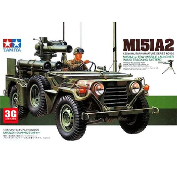 Модель автомобиля Tamiya в масштабе 1:35 в сборе US M151A2 Jeep Model Building Kits DIY 35125