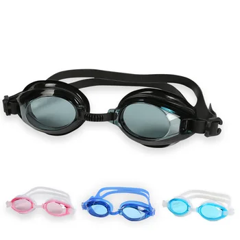 Регулируемые Защитные очки, очки для плавания, Противотуманные УФ-очки для бассейна, Водонепроницаемые Силиконовые Зеркальные очки для плавания для мужчин и женщин