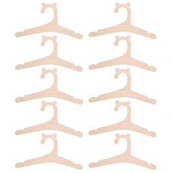 10 шт. Деревянная вешалка для детской одежды Вешалка из натурального дерева для детской одежды, вешалка для детской комнаты, декор для детской комнаты для детей