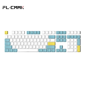 FL · ESPORTS 108 Клавиш PBT Keycaps Двухцветный Светопропускающий Колпачок Для Клавиатуры MX С боковой Гравировкой, Выполненный Методом Литья Под давлением