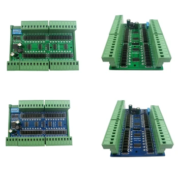 32-канальный изолированный цифровой вход RS485 Modbus Rtu Контроллер DC 12V 24V PLC Переключатель Плата сбора количества