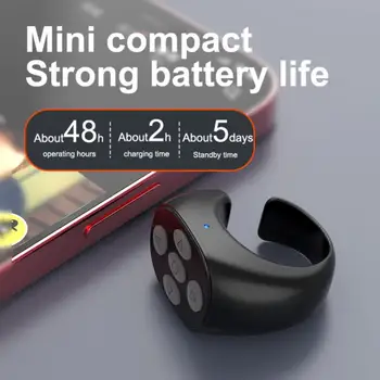 Беспроводная игровая пальцевая мышь, адаптер для ручки дистанционного управления, игровая функция Mause Pages Планшет Мобильный телефон Android iOS