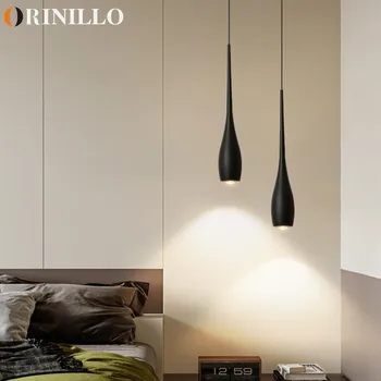 Современная минималистская люстра LED прикроватная люстра креативная минималистская спальня гостиная маленькая люстра