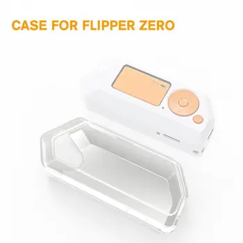 1 шт. Прозрачный силиконовый чехол для Flipper Zero Защитный противоскользящий чехол Противоударная 3D-печать Модифицированная замена корпуса
