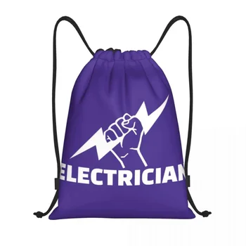 Рюкзак Электрика На Шнурке Спортивная Спортивная Сумка для Мужчин Женщин Engineer Electric Power Training Sackpack