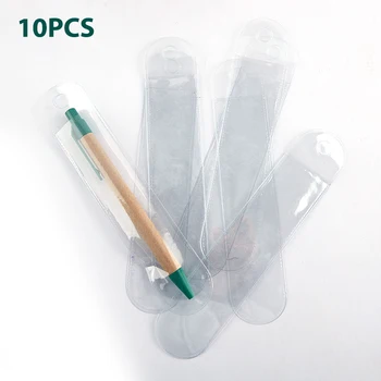 10шт Пластиковый Матовый футляр для одной ручки Универсальный чехол для ручки Подарочная Упаковка ручки