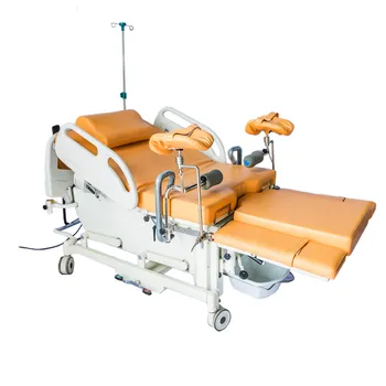 Больничный электрический или ручной стол для осмотра, акушерская медицинская гинекологическая родильная кровать