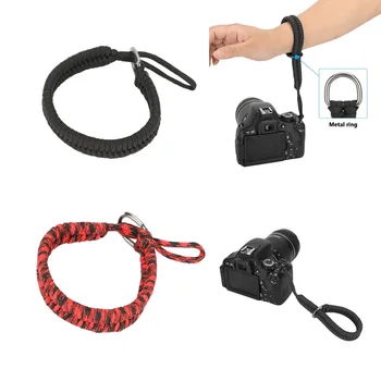 Ремешок Для Камеры HDRIG Ручной Работы Нейлоновый Ремешок Для Камеры Ручной Работы Паракорд Плетеный Браслет для Sony Panasonic DSLR Camera Rope