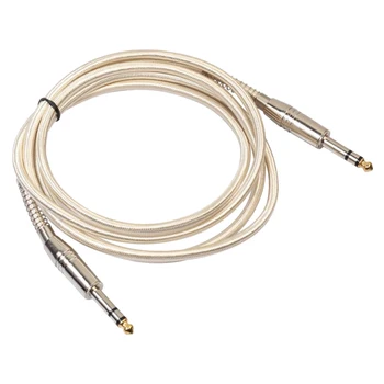 Низкий уровень шума Гитарный кабель с прямым разъемом от 6,35 мм до 6,35 мм 300 см