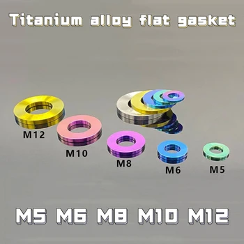 Титановый Сплав M5 M6 M8 M10 M12 Плоская Прокладка Утолщенная Мезонная Прокладка Высокая Прочность Без Ржавчины