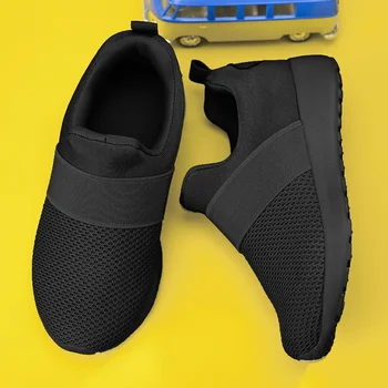 Детские кроссовки Damyuan Breathbale, черная спортивная обувь, нескользящие лоферы для мальчиков, Zapatilla, вулканизированные теннисные туфли для спортзала,