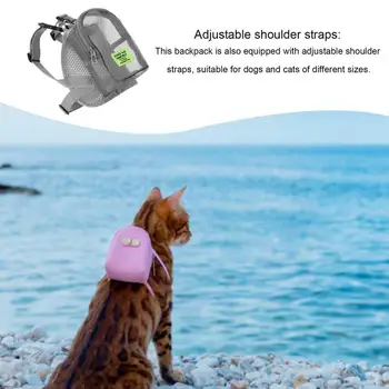 1 шт. рюкзак для собак из сетчатого материала, рюкзак для собак, рюкзак для домашних животных для тренировок на открытом воздухе и бега, товары для домашних животных