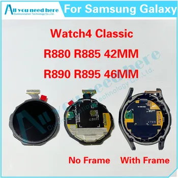 Для Samsung Galaxy Watch4 Classic SM-R880 SM-R885 R880/SM-R890 SM-R895 R890 ЖК-дисплей с Сенсорным Экраном и Цифровым Преобразователем в сборе
