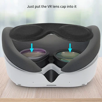 Крышка объектива виртуальной реальности, устойчивая к пыле-царапинам, Замена крышки зеркальной головки, легко моется, Полная защита, ударопрочные аксессуары