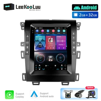 LeeKooLuu 2 Din Android Автомобильный Радиоприемник Стерео Для Ford EDGE 2015 Мультимедийный Плеер 9,7 