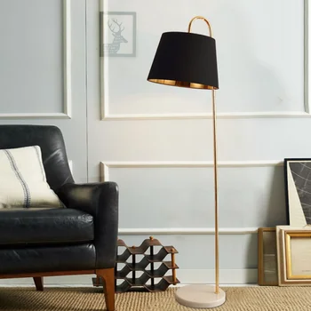 Угловой торшер Nordic E27, светодиодный торшер, Металлическая лампа для спальни, современное освещение, Клубный домашний декор, Угловая стоячая лампа