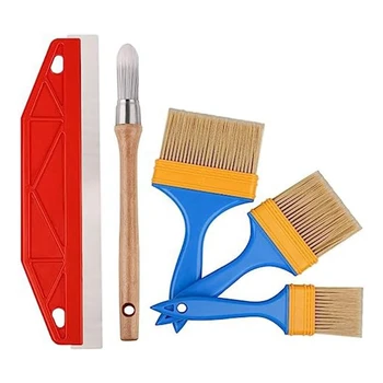 Набор инструментов для обрезки пластика Для стен Круглые Декоративные кисти для покраски дома