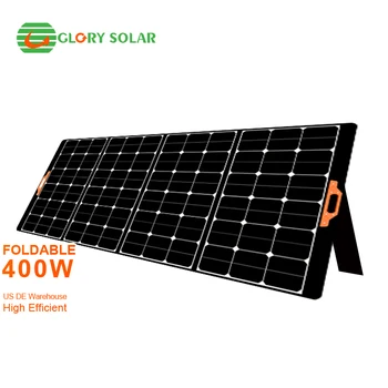 Glory Solar 300watt 400Watt 300W 400W ETFE Sunpower Портативный складной комплект солнечных панелей для кемпинга