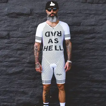Мужской костюм для триатлона Love The Pain с коротким рукавом из джерси для велоспорта Skinsuit Комбинезон Майо Велосипед Ropa Ciclismo Opa Ciclis