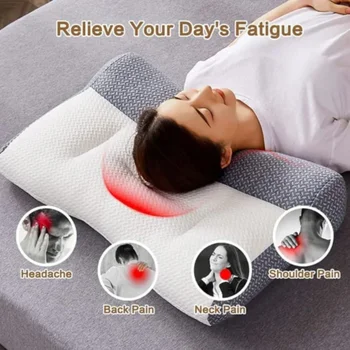 2023 НОВАЯ Супер эргономичная подушка, ортопедическая для всех положений сна, шейная подушка для облегчения боли в шее и плечах