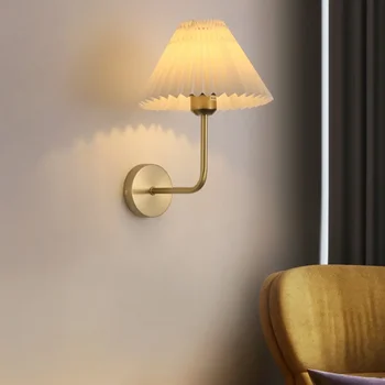Термостойкий Простой ретро-современный роскошный настенный светильник с лампой для чтения