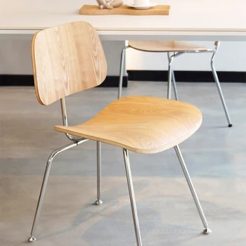 Обеденные стулья в скандинавском минимализме, деревянные бытовые обеденные стулья с креативной спинкой, Обеденные стулья для отдыха Sillas Furniture WZ50DC