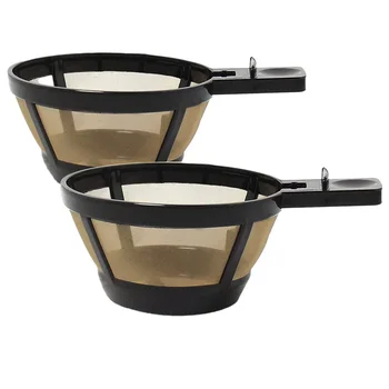 2 шт Многоразового использования, Сменный Фильтр для гущи для кофейной корзины на одну порцию для кофеварки Hamilton 2-Way Brewer