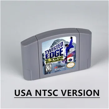 Twisted Edge Extreme Snowboarding для ретро 64-битного игрового картриджа, версия для США, формат NTSC, детские подарочные игры