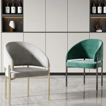 Дизайнерские Европейские обеденные стулья Nordic Luxery с золотыми ножками, спинки обеденных стульев, подлокотники, высококачественное украшение Mobili Per La Casa