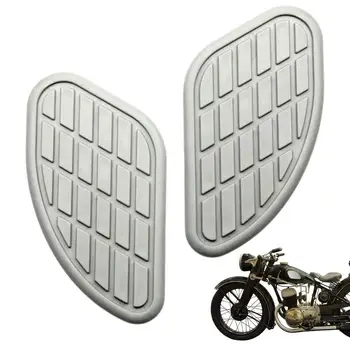 Универсальная накладка на топливный бак мотоцикла, Боковая наклейка на бензобак, защита колена, Винтажные боковые панели для большинства мотоциклов