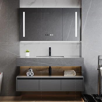 Шкаф-раковина, аксессуары для ванной комнаты, туалетный столик, современный шкаф для ванной комнаты, Badezimmer Schrank Мебель для дома YQ50BC