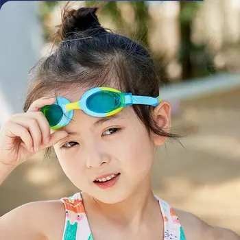 Аксессуары для плавания, Противотуманные Красочные Детские очки для плавания, Очки для плавания, Очки для плавания, Очки для плавания