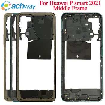 Для Huawei P smart 2021 Корпус Средней Рамки Панель Средней Рамки Задний Корпус Панель Корпуса Запасные Части Для Honor 10X Lite Frame
