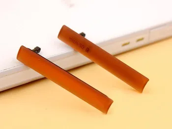 Оранжевый 100% Новый Водонепроницаемый Пылезащитный Колпачок для Sony Xperia Z3 Mini Compact d5803 M55w D5833 Крышки Блоков Корпусов, БЕСПЛАТНАЯ ДОСТАВКА