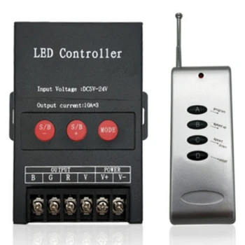 30A Светодиодный контроллер ИК-пульт большой мощности 360 Вт BT-контроллер для RGB полосы света DC5-24V
