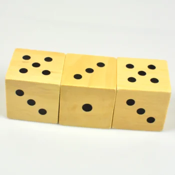 Высококачественные деревянные кубики 50 мм, цифровые кубики 5 см, деревянные кубики с цифрами, игрушки для взрослых и детей для клуба / вечеринки / семейных игр своими руками