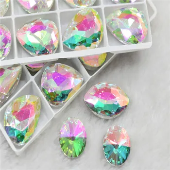 Стразы, светящиеся зеленые кристаллы XC, камни для поделок, гвозди, клей на стекле, самоцветы, изготовление ювелирных изделий, Водяная лилия