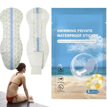 Водонепроницаемая подкладка для трусиков, прозрачные гигиенические вкладыши для плавания, безопасные гигиенические вкладыши, Ультратонкая наклейка для плавания для женщин