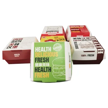Индивидуальный продукт биоразлагаемая упаковка для пончиков кондитерских изделий пищевой контейнер экологически чистая коробка для бургеров