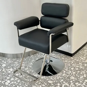 Роскошное Высокое Парикмахерское Кресло Для Стрижки Волос, Вращающийся Стул Для Мытья Макияжа, Косметический Педикюрный Салон Cadeira De Manicure Furnitures