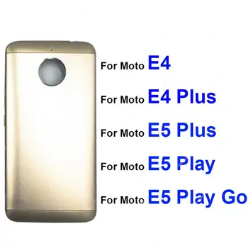 Задняя Крышка Корпуса Батарейного Отсека Для Motorola Moto E4 E4 Plus E5 Plus E5 Play E5 Play Go Задняя Часть Корпуса Батарейного Отсека