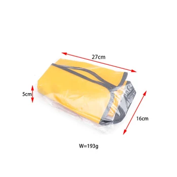 Спасательный мешок, Подъемная сумка, 1шт 30 фунтов 65x35 см, Аксессуары для дайвинга, Рабочее снаряжение SS316 + Нейлон, Желтый, высокое качество, практичный