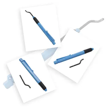 Ручные инструменты Лезвие с ручкой для снятия HSS и пластиковых ручек Поворотный резак с лезвием для обрезки Синий + черный 2 шт./компл.