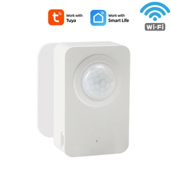 CoRui WiFi PIR Датчик движения Умный инфракрасный детектор человека Датчик охранной сигнализации Tuya / Приложение Smart Life Push-уведомление