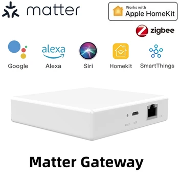 Новый протокол Matter Thread Hub Zigbee Smart Home Bridge Matter Gateway Hub Siri голосовое управление Homekit Smartthings Google Alexa