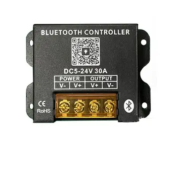 Пластиковый DC Bluetooth LED Light Strip Dimmer Черный Медный Одноцветный Переключатель Диммера LED Light 30A DC5-24V