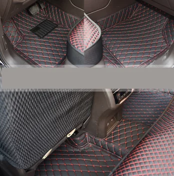 кожаный автомобильный коврик для Volkswagen Atlas 2017 2018 2019 2020 аксессуары для укладки интерьера Teramont rug carpet
